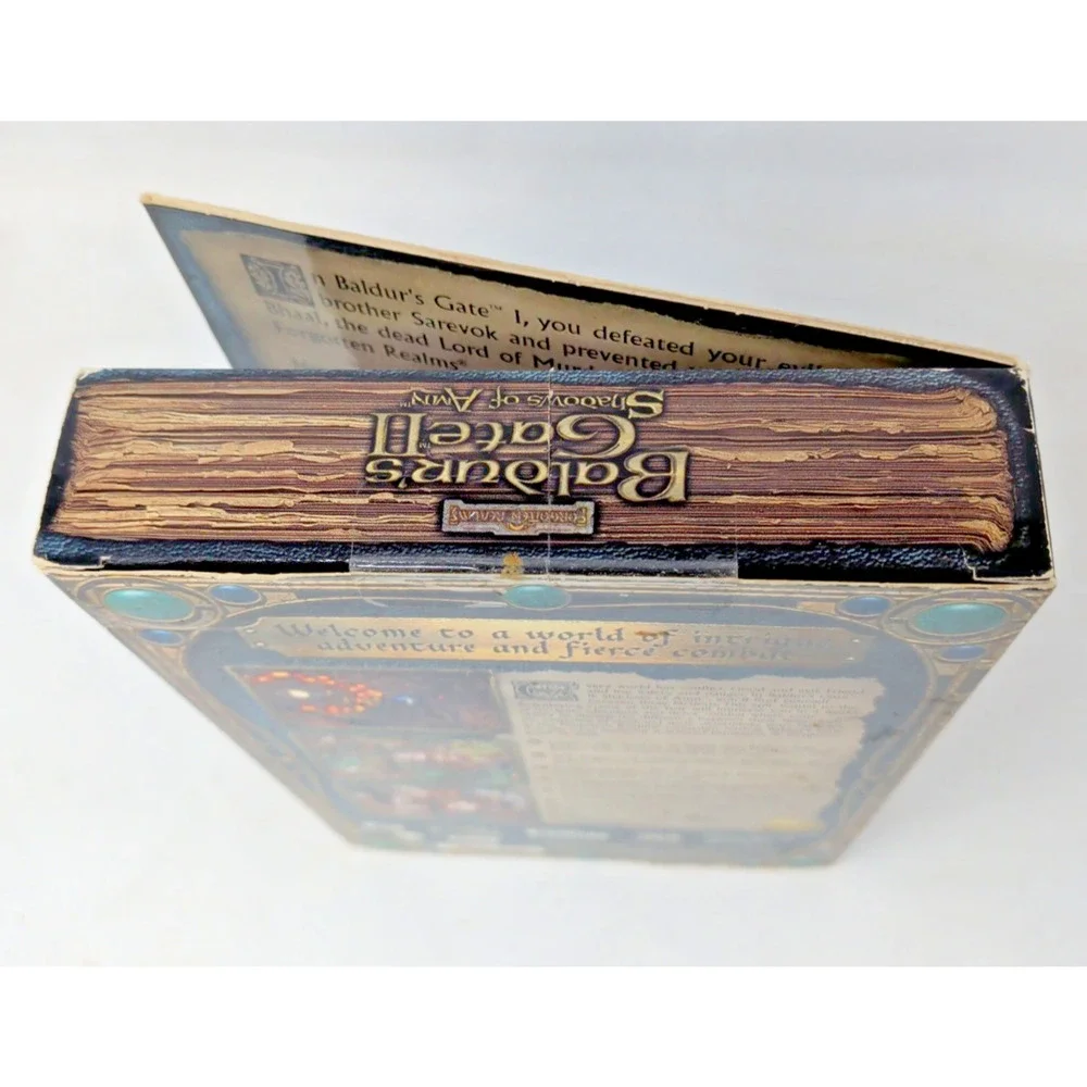 Baldur's Gate II: Shadows of Amn Factory Sealed 2000 Windows PC Box